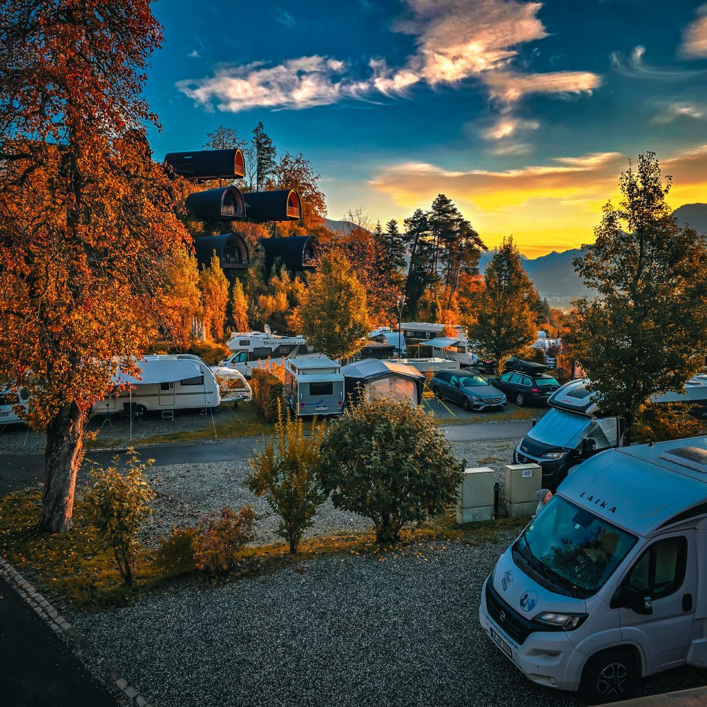 Camping im Herbst