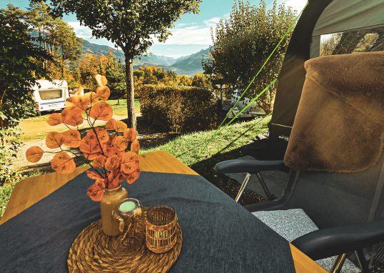 Herbstcamping
