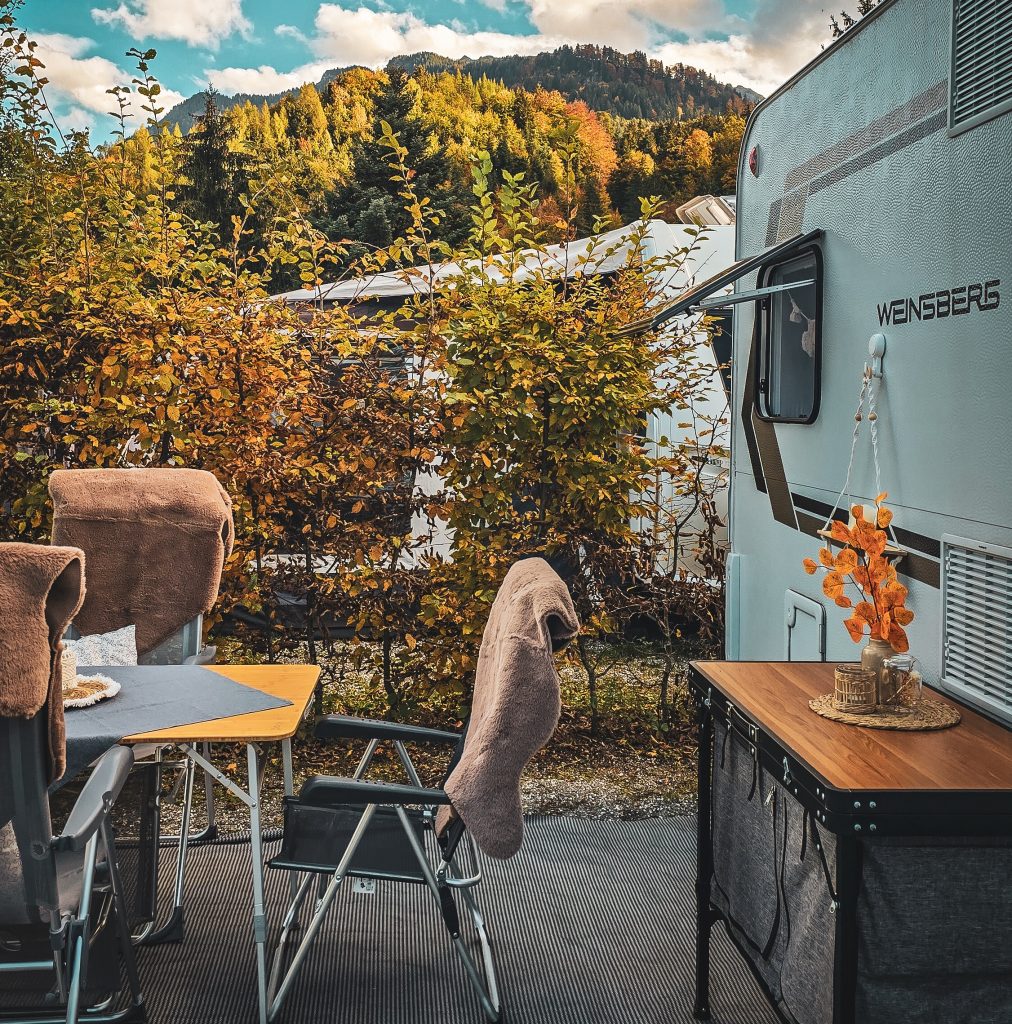Camping im Herbst
