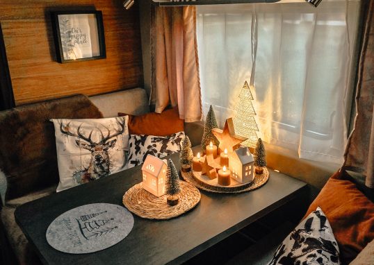Weihnachten im Wohnwagen