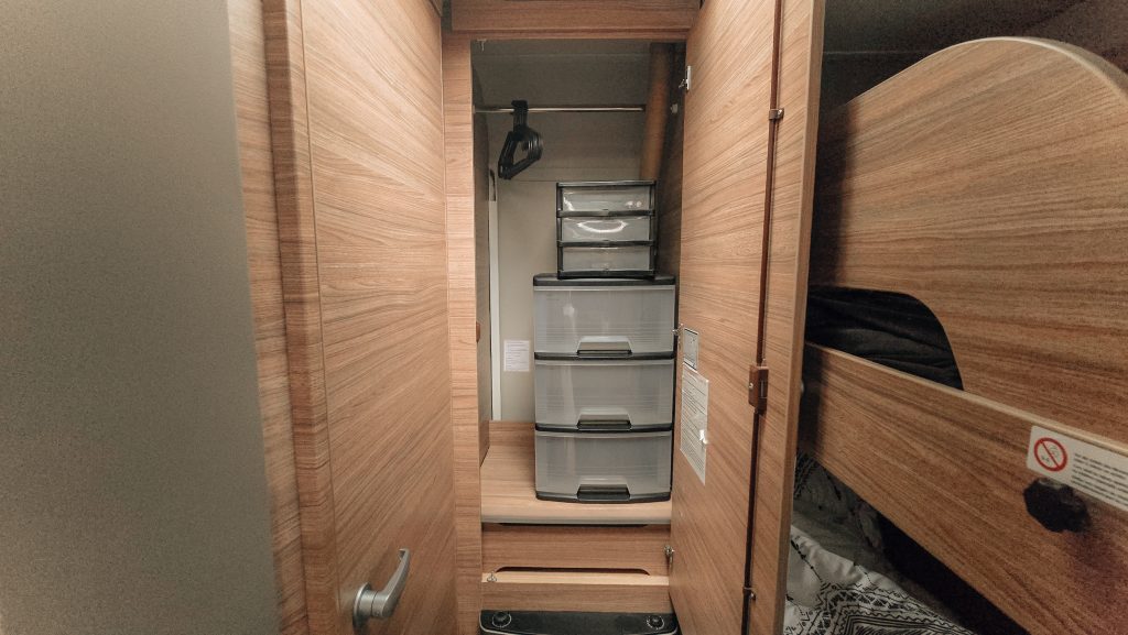 Ordnung im Wohnwagen