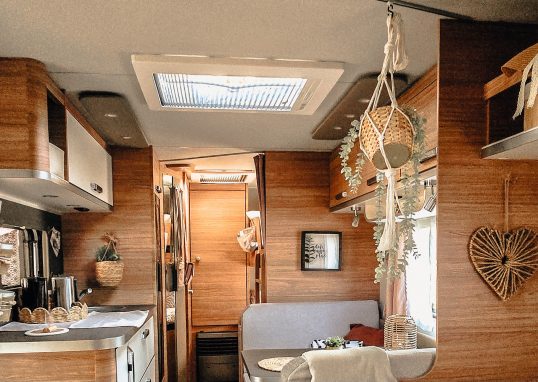 Wohnwagen Deko ohne Bohren