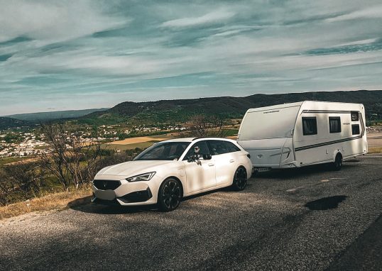 Lange Strecken mit dem Wohnwagen