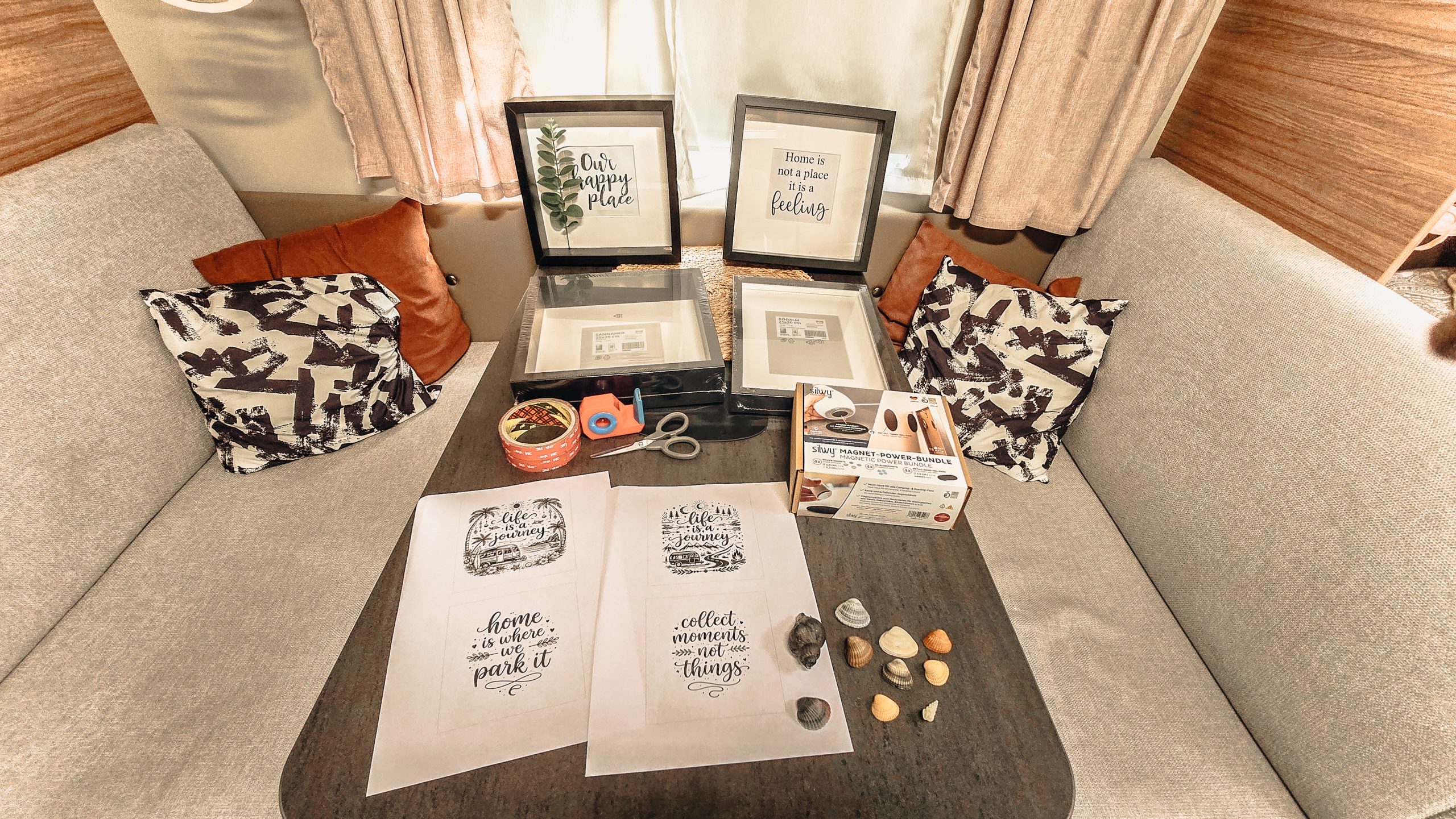 DIY: Deko-Bilderrahmen inkl. Aufhängung – ganz ohne Bohren