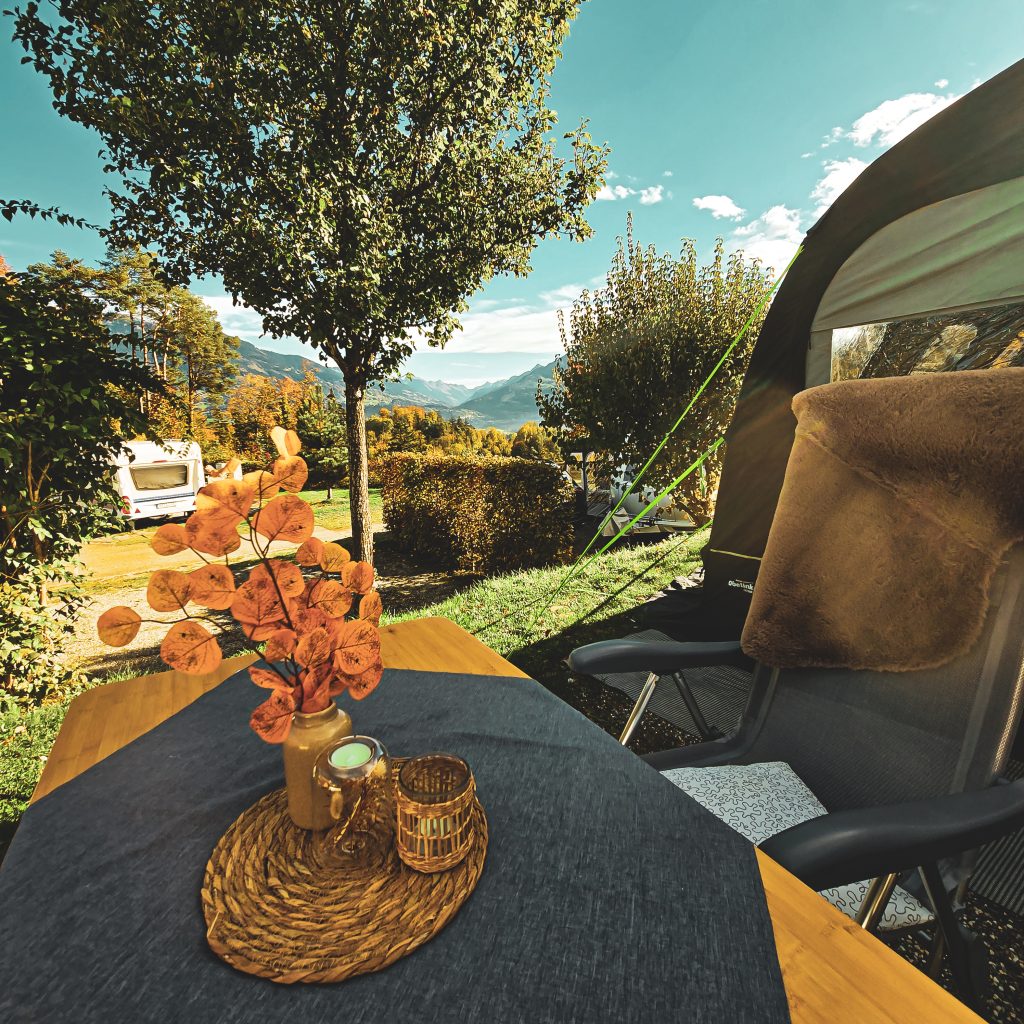 Herbstcamping